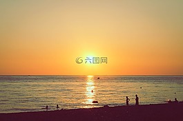 海,太陽(yáng),天空