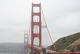 舊金山,金門大橋,霧