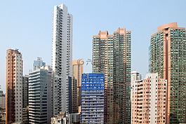 香港,摩天大樓,房子