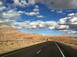 路,公路,天空