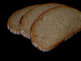 面包,面包切片,食品
