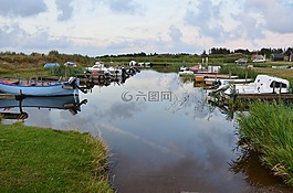 丹麦,nissum峡湾,端口