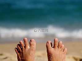 腳,身體,皮膚