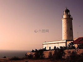 灯塔,天空,景观