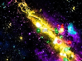 銀河,深空,空間
