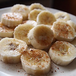 香蕉,切割,件