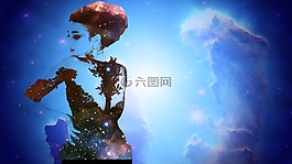 婦女,銀河,美