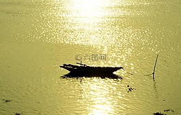 戶外,水,小船