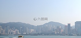 香港,天際線,市容