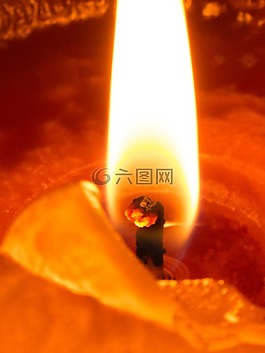 火焰,燈芯,蠟燭
