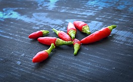 胡椒,紅辣椒,紅色