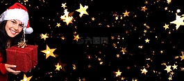 圣誕節(jié),明星,給