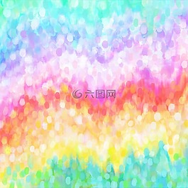 彩虹,pontilism,背景