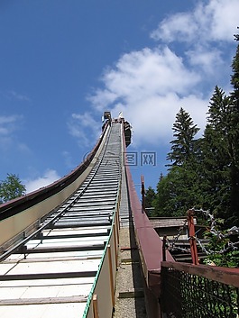 oberstdorf,滑雪跳躍,小山