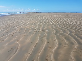 海灘,海洋,天空