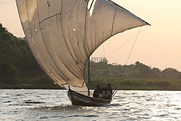 船,海,景觀