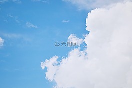 天空,藍(lán)色的天空,云