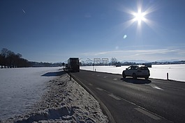 冬天,雪,汽车
