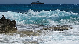波,砸,泡沫