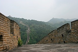 中國,棕色,長城
