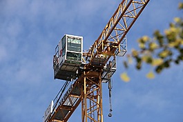 起重機,建設,工作