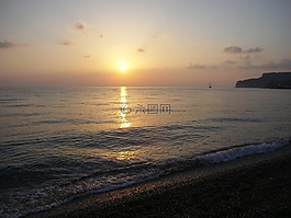 夏季,海,海灘