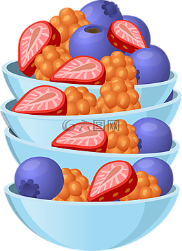 甜點(diǎn),水果,沙拉