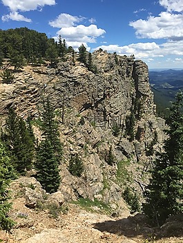 科羅拉多山,山,落基山