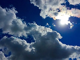 云,天際線,天空