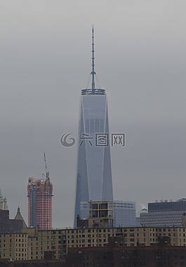 自由塔,建设,结构