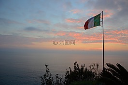 意大利,海,海洋