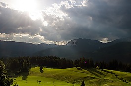 berchtesgadener 土地,景观,高山