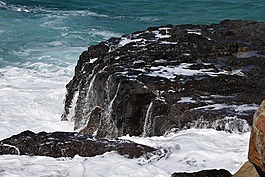 海浪,海灘,石頭