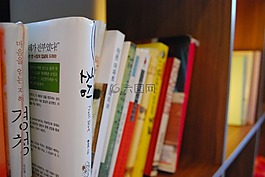 書架,閱讀,聽