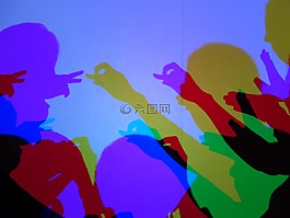影子,皮影戲,手