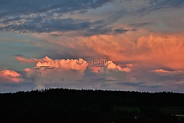 心情,天空,云