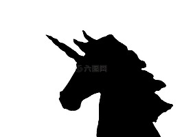 獨角獸,號角,馬