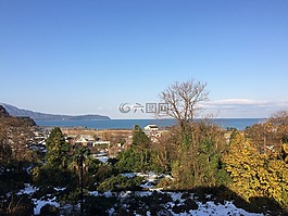 景觀,山,旅程