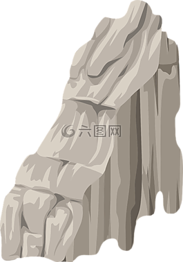 石,地形,鋸齒狀
