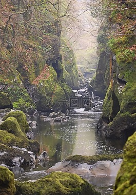fairyglen,大瀑布,威爾士