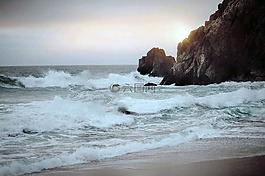 海洋,波,水