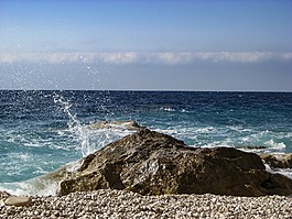 海,希臘,假期