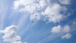 天空,云,云的天空