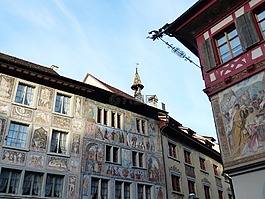 fassadenmalerien,绘画,斯坦因莱茵河畔