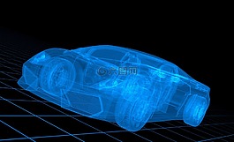 車,三維,車輛