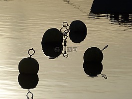 水,浮标,航运