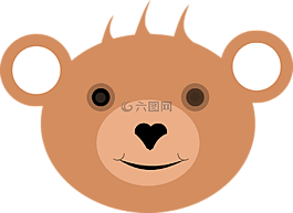 熊,熊兒,面對