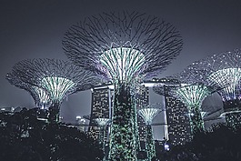 城市,黑暗,夜