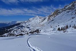 阿爾卑斯山,山,景觀
