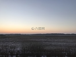 地平線,濱,海